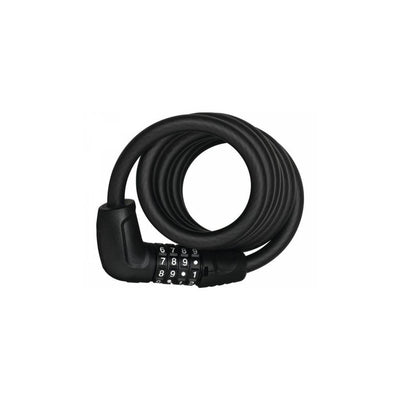 ABUS Tresor 6512C/180/12 Combo Spiral Cable Lock - Black / / 