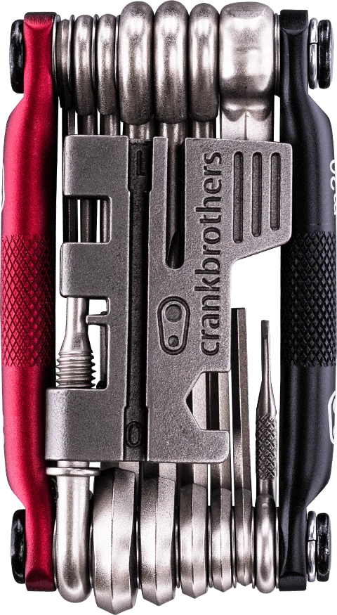 Crankbrothers M20 Tool - Matte Black - Red / / 