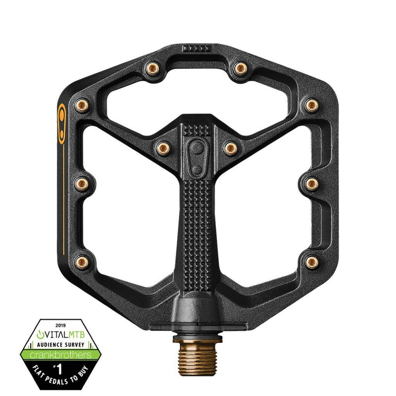 Crankbrothers Stamp 11 Pedals - Small / Black/Gold / 