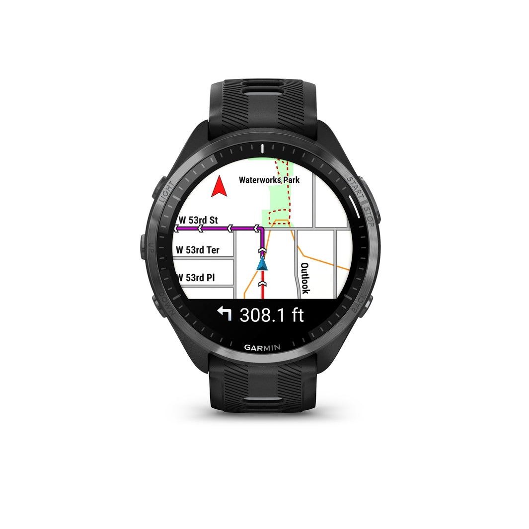 【ほぼ未使用】GARMIN Forerunner 965 Black Garmin Forerunner 965 GPS Smartwatch, AMOLED Display