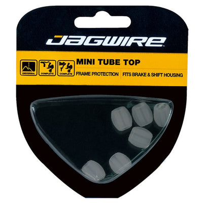 Jagwire Mini Tube Tops Frame Protectors - Black / Single (Loose) / 