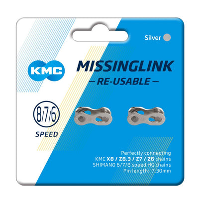 KMC Missing Link CL573R Reusable 8 Speed - 2 Pairs / / 