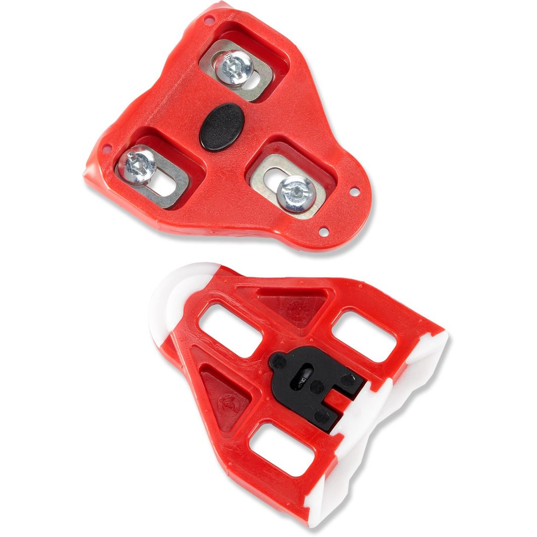 LOOK Delta Cleats – Rote Klickpedal-Klampen Mit 9° Bewegungsfreiheit – Für Professionelle Fahrradschuhe LOOK Delta Cleats – Rote Klickpedal-Klampen Mit 9° Bewegungsfreiheit – Für Professionelle Fahrradschuhe