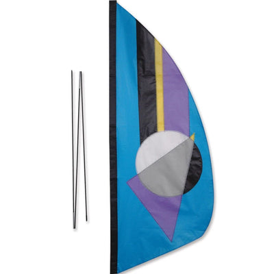 Premier Kites Bike Banner - 3.5ft / Oceanic Prizm / 