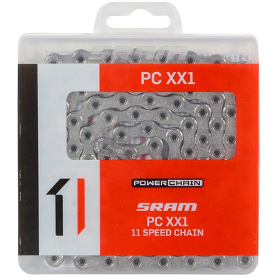 SRAM XX1 Hard Chrome - 11 Speed Chain - Powerlock - 118L / / 