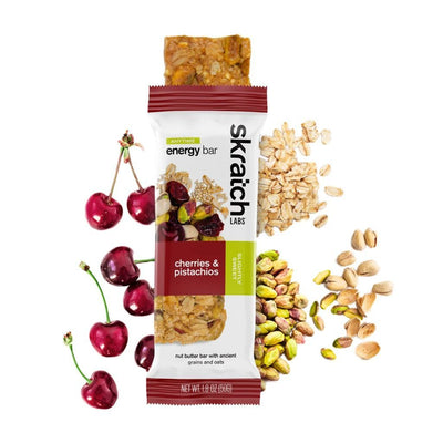 Skratch Anytime Energy Bar - Cherries & Pistachios / / 