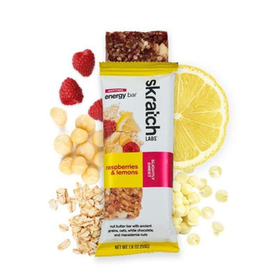 Skratch Anytime Energy Bar - Raspberries & Lemons / / 