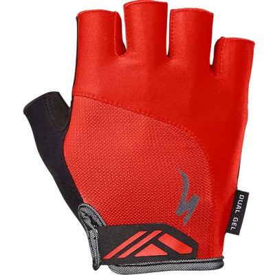 Specialized Body Geometry Dual Gel Short Glove - Men's - S / Red / 