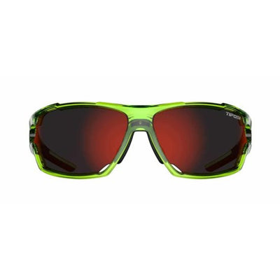 Tifosi Amok - Crystal Neon Green - Clarion Red/AC Red/Clear / / 